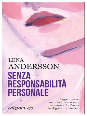 cover image of Senza responsabilità personale